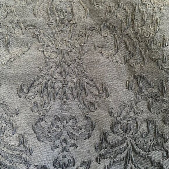 MOSSIMO Black Damask High Waisted Slim Pencil Skirt 8 - Picture 12 of 13